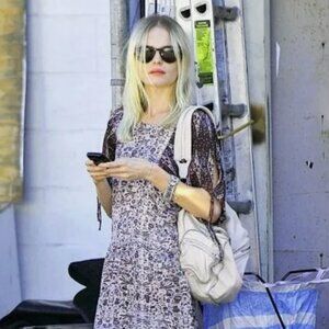 Women’s ETOILE Isabel Marant Paisley Print Anouk Silk Dress